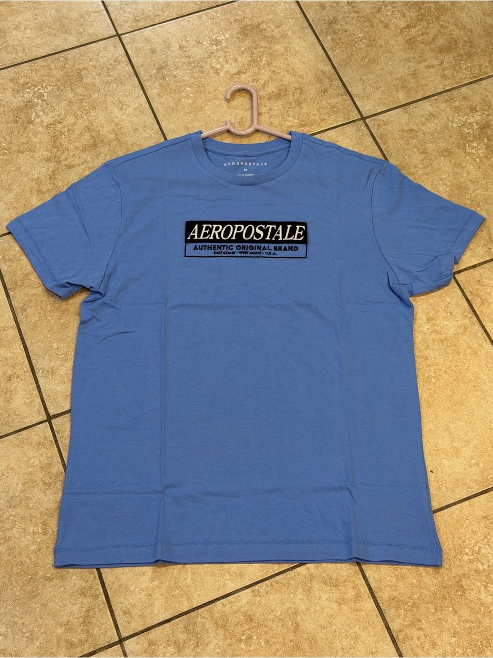 Aeropostale Box Logo Appliqué Graphic Tee